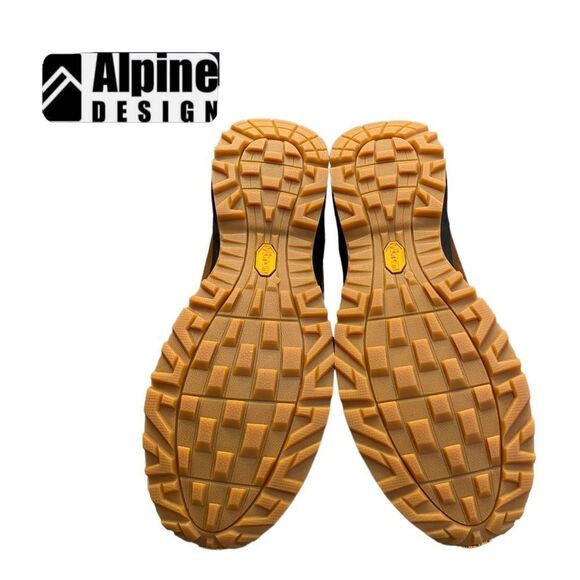 NEW Alpine Design Men\'s Trekker Suede lLeather Waterproof Hiker Boots 11.5 13